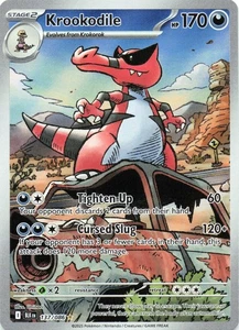 Krookodile - 137/086 Illustration Rare SV: Black Bolt  -NM/MINT - Imagen 1 de 2