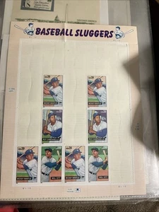 {USA-Baseball Sluggers/Scott Gutter Block of 8 Stamps - Picture 1 of 4