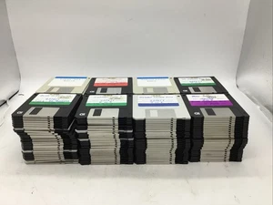 ENORME Lote de 200 Disquetes De Colección Usados de 3.5" Marcas Mezcladas Colores Mezclados - Imagen 1 de 8