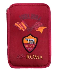 AS ROMA CALCIO Astuccio 3 Zip Triplo Corredo Completo + Omaggio 7 pz Cancelleria - Imagen 1 de 5