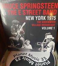 Bruce Springsteen New York 1975 Greenwich Village Vol. 1 - Sealed DBL Vinyl LP!