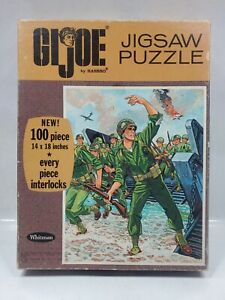 Vintage 1965 GI Joe 100pcs Puzzle(D-Day Normandy) Whitman/Hasbro COMPLETE(4611)