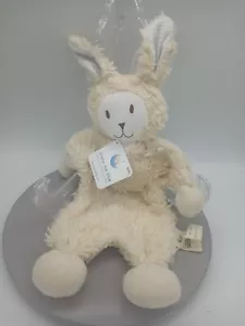 Under the Nile Organic Snuggle Bunny Rabbit Lovey Blue Ears Security Blanket Toy - Picture 1 of 6