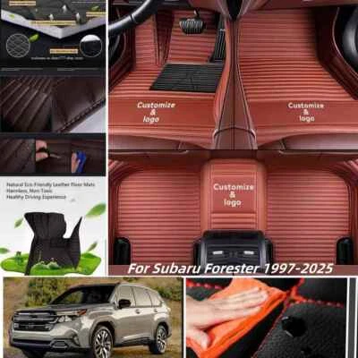 Alfombrillas para coche Subaru Forester 1997-2025 de lujo hechas a mano para todo tipo de clima automáticas Foto 1 de 4