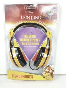 Disney Lion King Adjustable Headband Volume Limiter 3.5mm Jack Wired NEW   - Picture 1 of 3