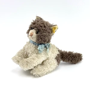 Steiff 2926/16 Snuffi Katze | Plüsch | 16cm | Stofftier mit Schleife | Vintage - Picture 1 of 12