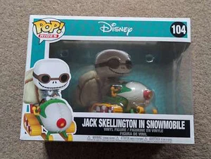 Damaged Box | Jack on Snowmobile Nightmare Before Christmas Funko Pop Rides #104 - Picture 1 of 7