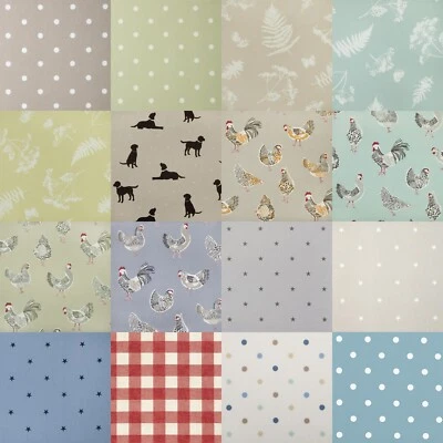 Wipe Clean Oilcloth Tablecloth Fabric, Waterproof Table Cover 134x200cm - Image 1 of 4