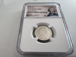"Jefferson Nickels 1996-S NGC PF70 ultra cameo ""top pop" - Imagen 1 de 4
