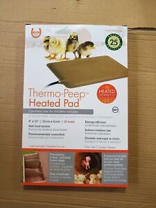 K&H Pet Products Thermo-Peep Heated Pad Tan 9" x 12" 25W