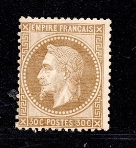 + COTE 1700E / SUPERBE No30h NEUF FOND LIGNE / 30C NAPOLEON /SIGNE BRUN /RARE - Imagen 1 de 2