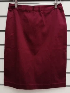 LA REDOUTE LADIES PENCIL SKIRT WINE SIZE 8 NEW (ref 777) - Picture 1 of 2