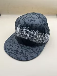 Grave Digger Cap Monster Jam Truck Racing Embroidered Hat Fitted 2009 Skull - Picture 1 of 11