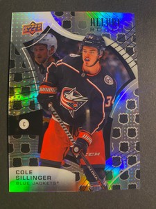 2021-22 upper deck allure NHL Shield 2005 rookie Cole sillinger #116