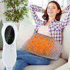  Rechargeable Heating Pad Coral Fleece Blanket Cushion Machine Wash