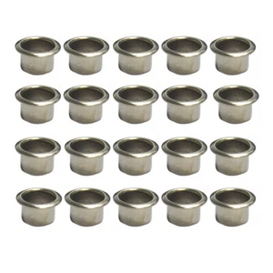 Ojal de ventilación de aire de tambor 20 piezas níquel cromo 12x8 mm - Imagen 1 de 4