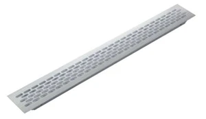 Aluminium Vent Grill Kitchen Plinth / Worktop Heat - six colours - 480x60mm - Picture 1 of 14