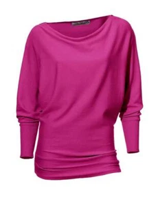 Ashley Brooke Damen Designer-Reißverschlußpullover, pink