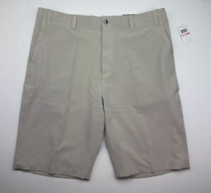Sonoma 100% Cotton BiG Solid Silver Iining Flat Casual Shorts SR$50 NEW