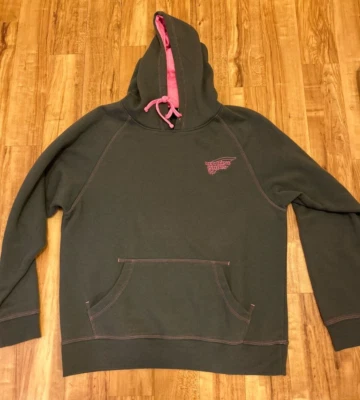 Sudadera con capucha Red Wing Shoes para mujer - Sudadera con capucha gris - Talla grande - J America Foto 1 de 4