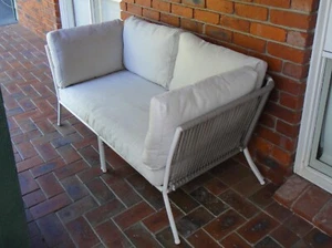 PATIO SOFA 2 SEATER IKEA SEGERON IN VERY GOOD CONDTION - Picture 1 of 2
