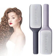 Automatic Cleaning Rotating Lifting Comb,4in1 Self Cleaning Hair Brush for Women