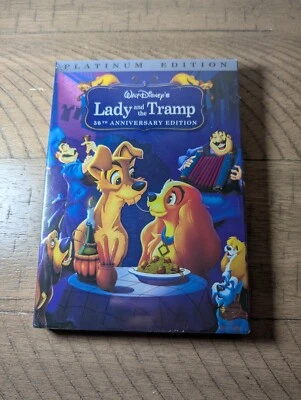 Disney’s Lady and the Tramp 50th Anniversary 2-Disc NEW DVD Platinum Edition  - Image 1 of 4