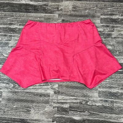 Falda de tenis Lucky In Love rosa falda corta con pantalones cortos para mujer talla pequeña dobladillo asimétrico Foto 1 de 4
