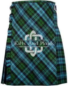 Campbell Ancient Tartan Scottish 8 Yard Traditional Highlander Kilt - Picture 1 of 1