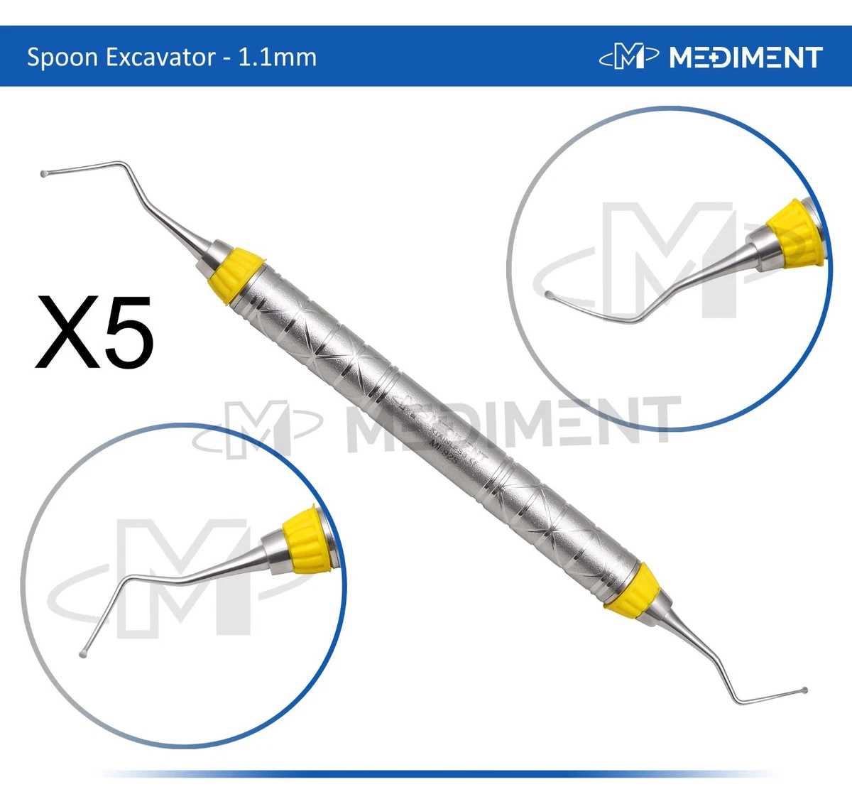 Restorative Dentistry Spoon Excavators 10-Piece Dental Excavator Set ...