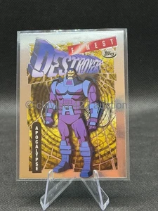 2025 TOPPS FINEST X-MEN 97 - Apocalypse #88  Rare Gold Destroyers Base Marvel - Picture 1 of 2