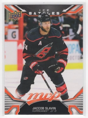 2022-23 Upper Deck MVP Ice Battles Jaccob Slavin Carolina Hurricanes #101 - Image 1 of 2