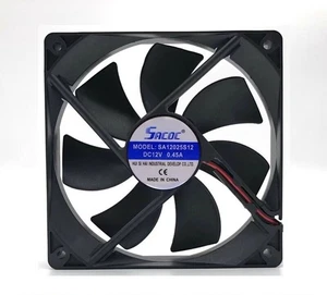 Sacoc SA12025S12 DC12v 0.45A 12CM 12025 2-Wire Chassis Cooling Fan - Picture 1 of 1