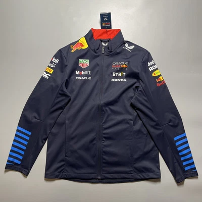 RED BULL ORACLE RACING 2024 TEAM SOFT SHELL JACKET SIZE “M” TU5286 - Image 1 of 4