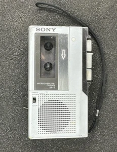 Sony Microcassette-Corder M-7 NOT TESTED In Good Condition - Picture 1 of 10