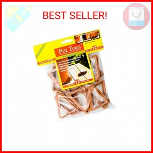 Bosmere Pot Toes, Plant Pot Risers for Indoor and Outdoor, Prevent Stains and Ro - Picture 1 of 2