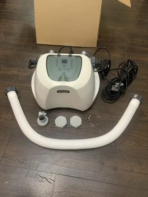 Clorador de piscina de agua salada transparente cristalina Intex QS1200 120V PARA REPUESTOS Foto 1 de 4