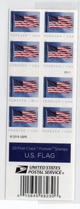 2019 Forever Flag Complete Booklet, Scott #5344a, Mint NH - Picture 1 of 1