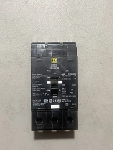 Square D EGB34125 125 Amp 480V 3 Pole Circuit Breaker New Take Out - Picture 1 of 7