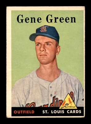 1958 Topps #366 Gene Green RC VG/VGEX X3500502 - Image 1 of 3