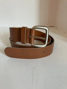 Talbots Damen Gürtel Größe Small Braun Messingschnalle Echtleder Made In Italy - Bild 1 von 10