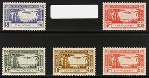 Dahomey Scott Nummer C1-5 1940 kompletter Luftpostsatz - ****sehr schön postfrisch**** - Bild 1 von 1