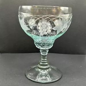 Waterford Great Room Wein Wasserkelch Trauben geätzter Kristall Jasmin Perle - Bild 1 von 8