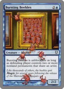 4 Bursting Beebles 4x x4 - LP - Unhinged - SPARROW MAGIC mtg - Picture 1 of 1