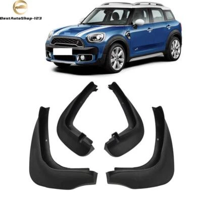 Genuine Front & Rear Splash Guards Mud Flaps For 2017-2022 Mini Countryman F60 - Image 1 of 4