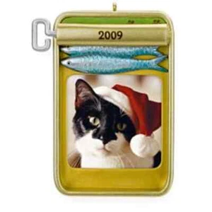 2009 Hallmark Ornament ~ Tabby Treats - Photo ~ QX6695 ~ NIB - Picture 1 of 1