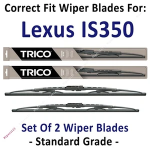 Paquete de 2 limpiaparabrisas estándar - apto para 2017 + Lexus IS350 - 30240/180 - Imagen 1 de 1