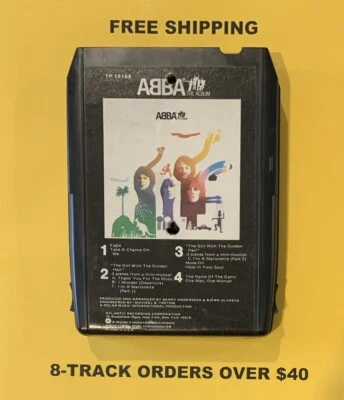 8 track tape Tested/Serviced ABBA The Album - Image 1 of 2