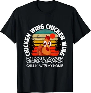 Chicken Wing Chicken Wing Hot Dog Bologna Macaroni Gift Unisex T-Shirt - Picture 1 of 3