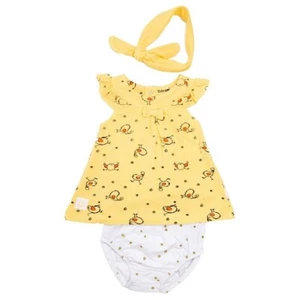 Baby Girl Outfit 3-6 Months 68cm Spanish Yellow Chick Summer Holiday Set - Picture 1 of 9